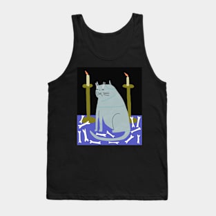 Halloween cat Tank Top